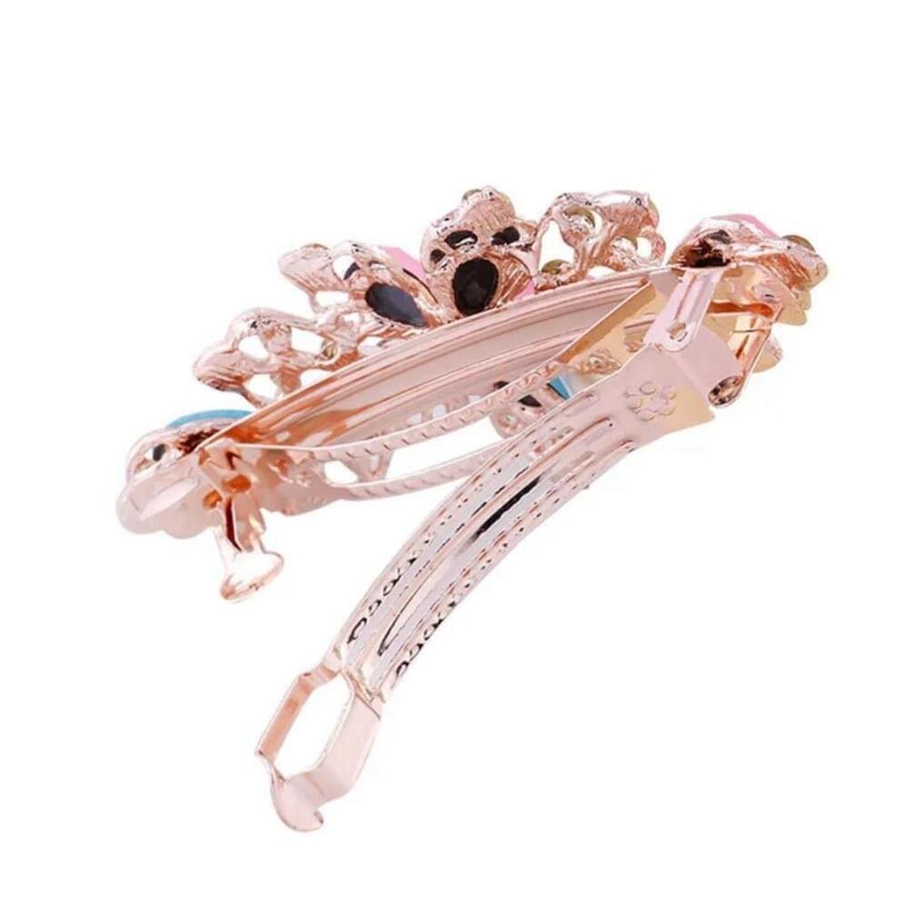 Rhinestone Butterfly Hair Clip In Multicolor - Picture 5 of 5